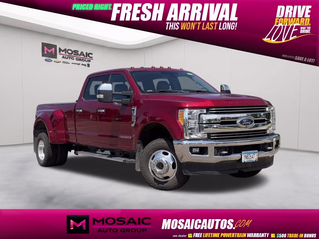 2017 Ruby Red Metallic Ford Super Duty F-350 DRW Lariat 4X4 Truck
