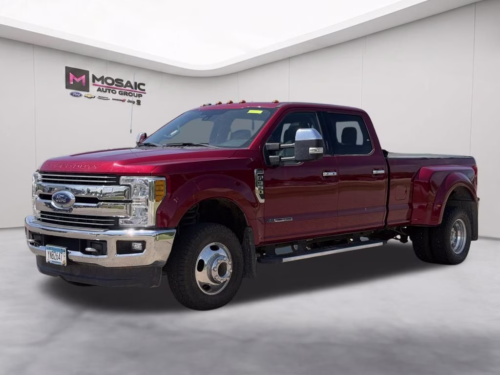 2017 Ruby Red Metallic Ford Super Duty F-350 DRW Lariat 4X4 Truck