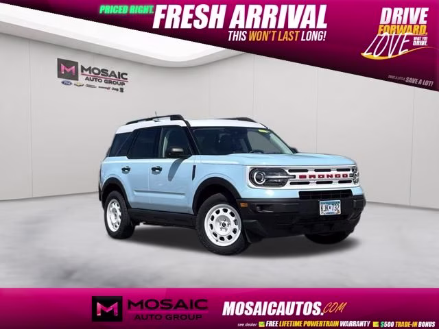 2023 Blue Ford Bronco Sport Heritage 4X4 SUV