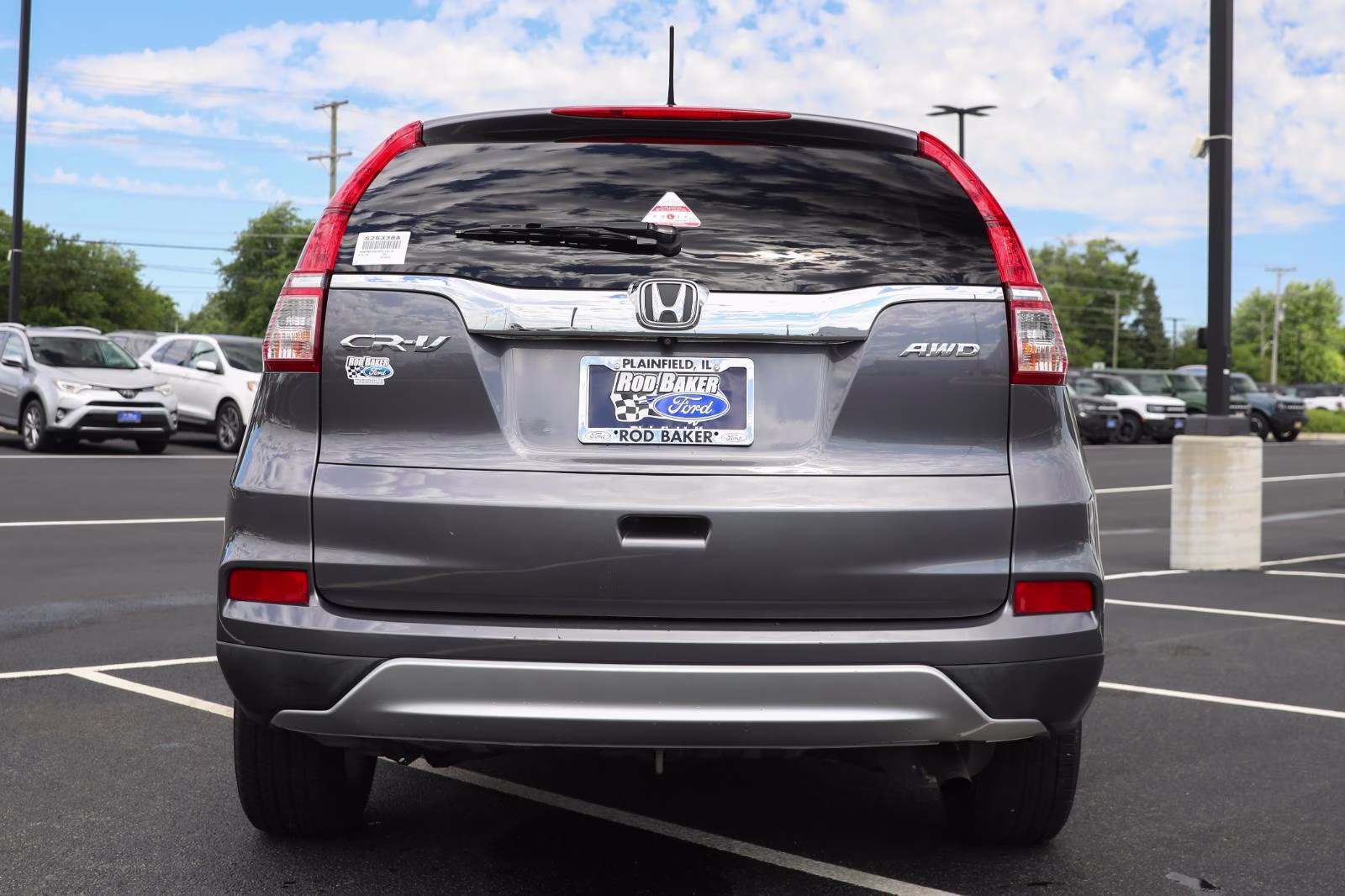 2016 Modern Steel Metallic Honda CR-V EX AWD SUV