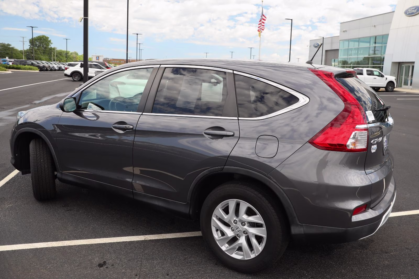 2016 Modern Steel Metallic Honda CR-V EX AWD SUV