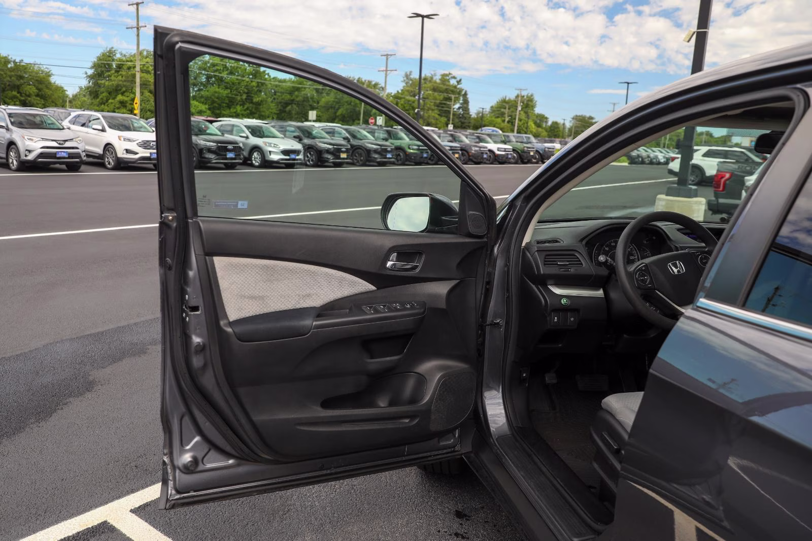 2016 Modern Steel Metallic Honda CR-V EX AWD SUV