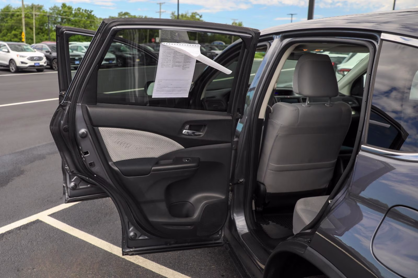 2016 Modern Steel Metallic Honda CR-V EX AWD SUV