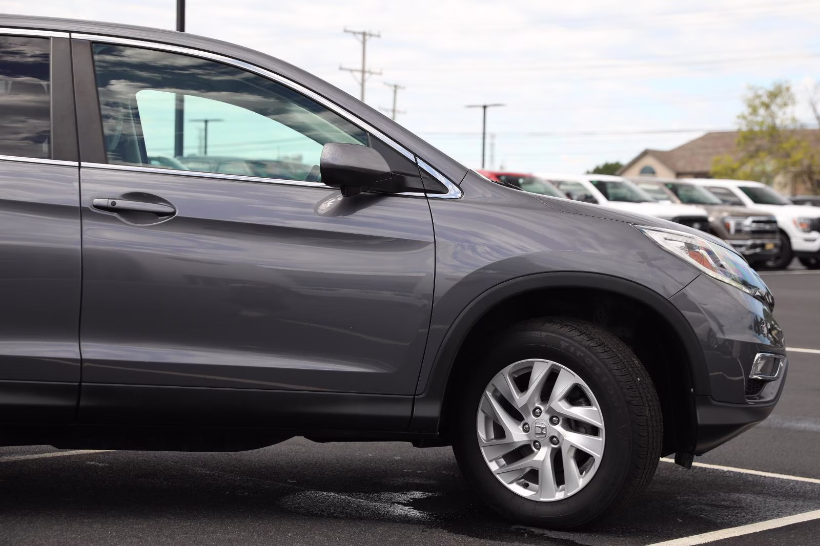 2016 Modern Steel Metallic Honda CR-V EX AWD SUV