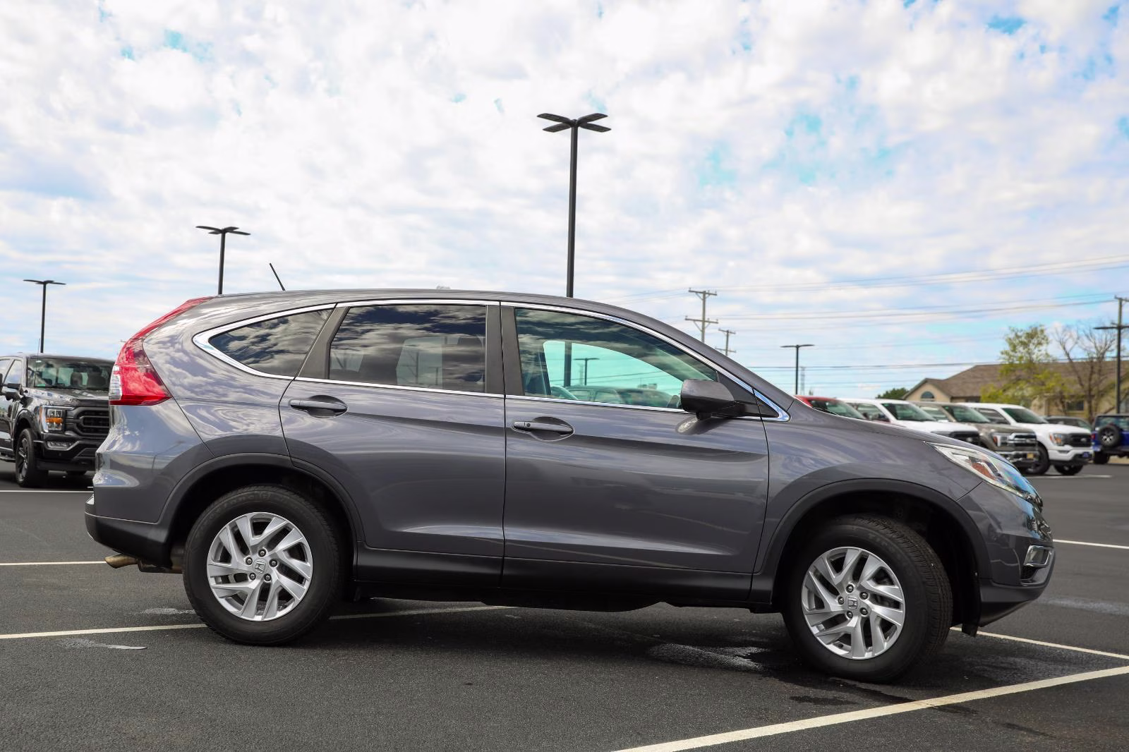 2016 Modern Steel Metallic Honda CR-V EX AWD SUV