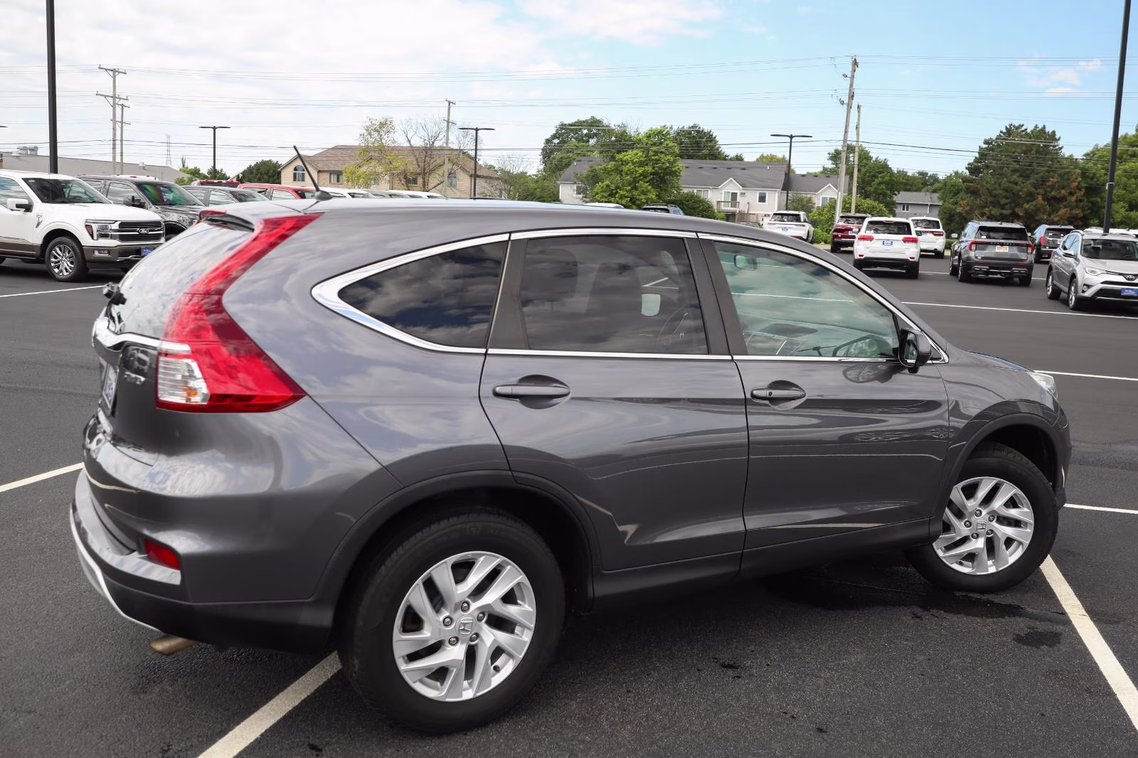 2016 Modern Steel Metallic Honda CR-V EX AWD SUV