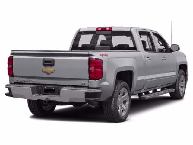 2015 Silver Ice Metallic Chevrolet Silverado 1500 LT 4X4 Truck