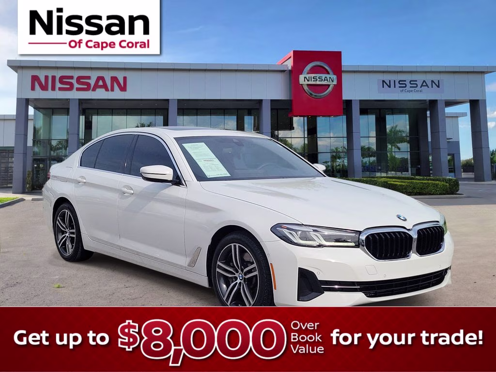 2021 Alpine White BMW 5 Series 530i RWD Sedan