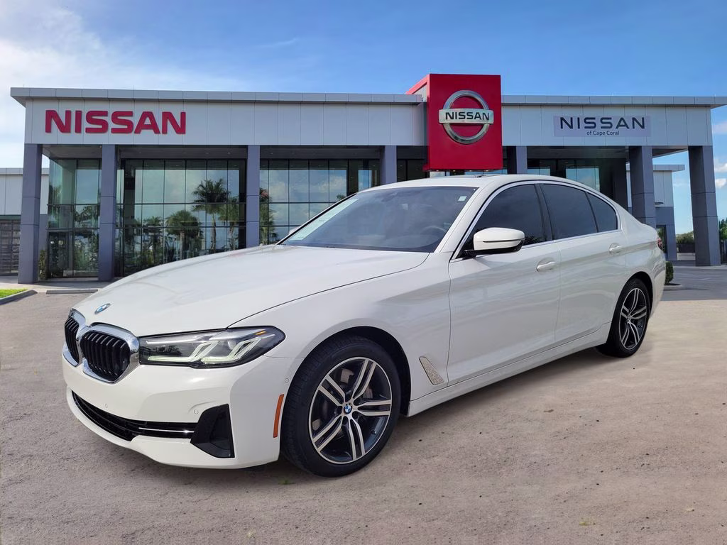 2021 Alpine White BMW 5 Series 530i RWD Sedan
