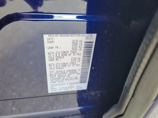2024 Deep Ocean Blue Pearl Nissan Pathfinder SL FWD SUV