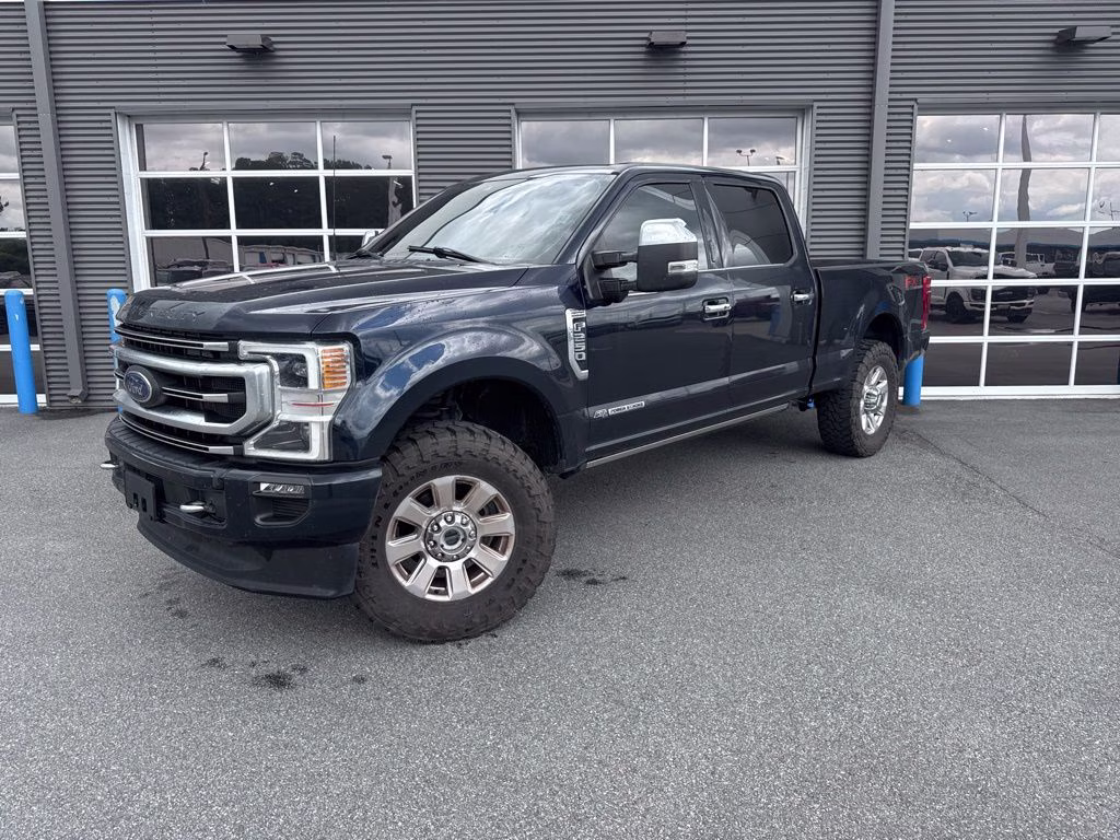 2021 Antimatter Blue Metallic Ford Super Duty F-250 SRW Platinum 4X4 Truck