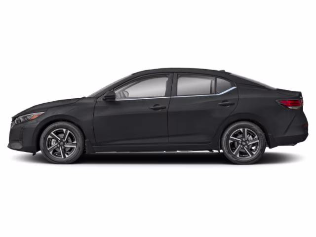 2025 Super Black Nissan Sentra SV FWD Sedan