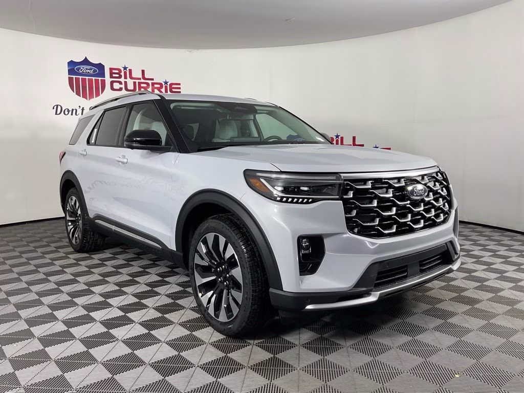 2026 White Metallic Ford Explorer Platinum 4X4 SUV