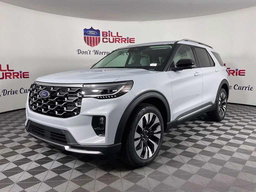 2026 White Metallic Ford Explorer Platinum 4X4 SUV