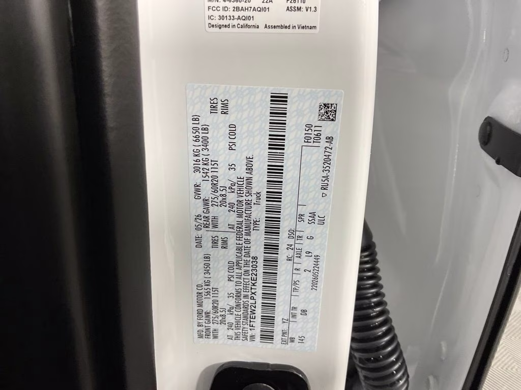 2026 Oxford White Ford F-150 STX 4X4 Truck