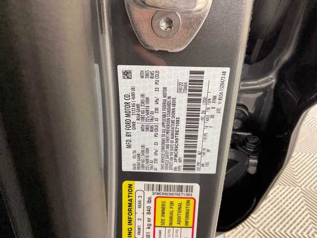 2026 Gray Metallic Ford Bronco Sport Outer Banks 4X4 SUV