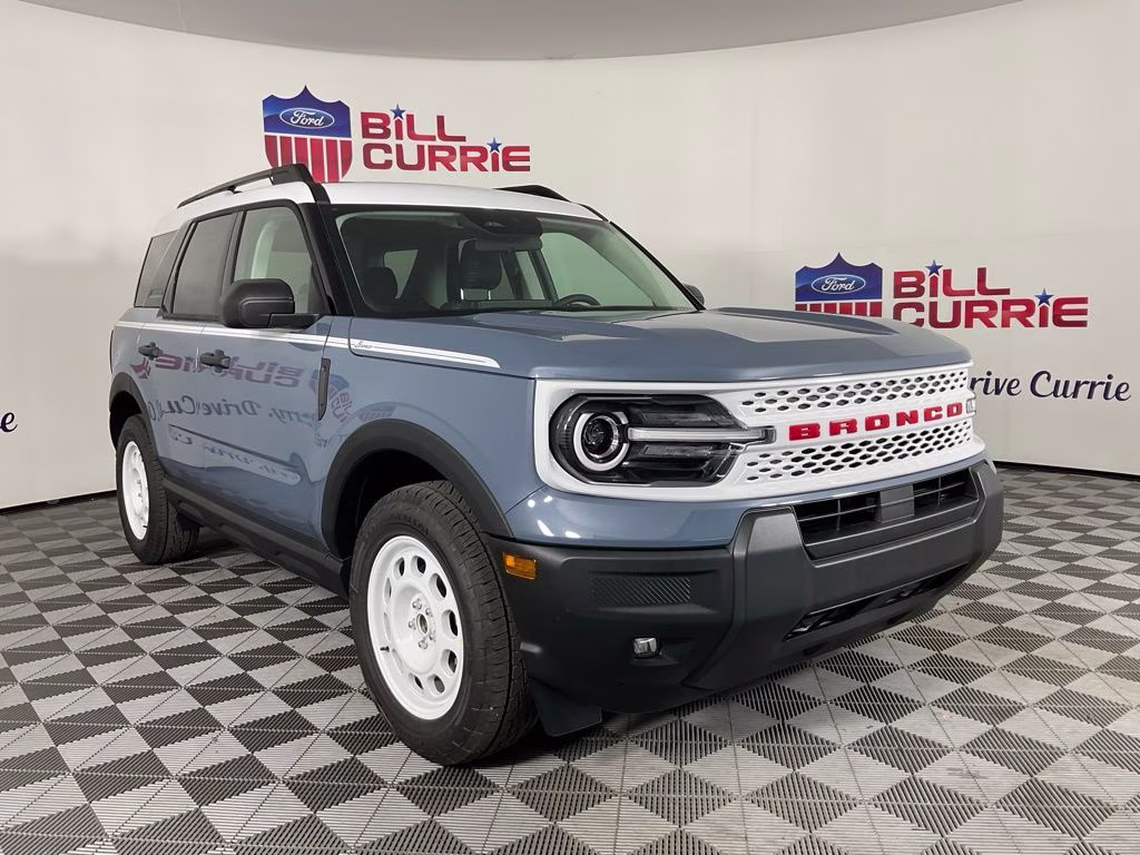 2026 Azure Gray Metallic Ford Bronco Sport Heritage 4X4 SUV