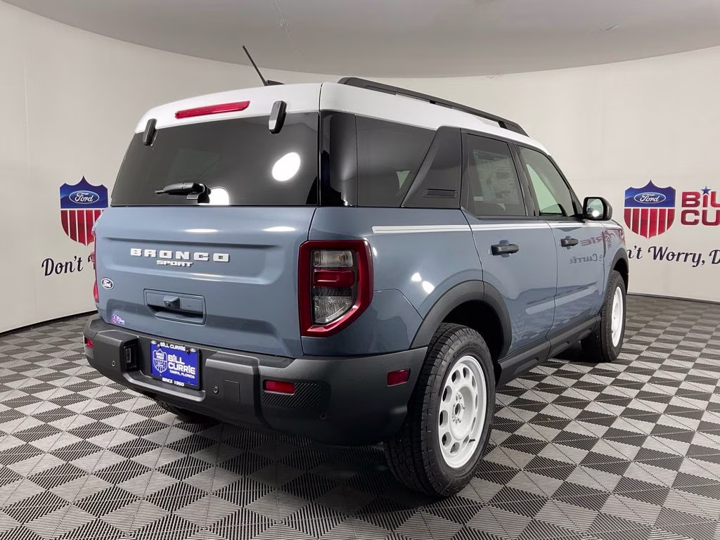 2026 Azure Gray Metallic Ford Bronco Sport Heritage 4X4 SUV