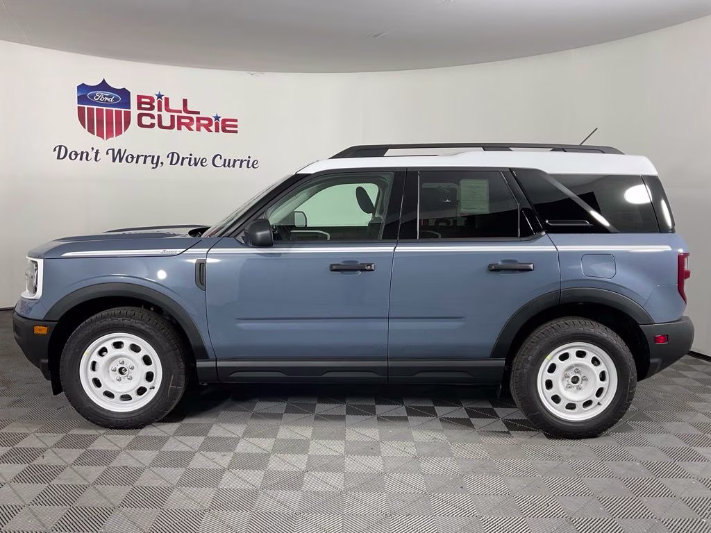 2026 Azure Gray Metallic Ford Bronco Sport Heritage 4X4 SUV