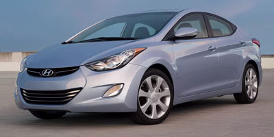 2012 Shimmering White Hyundai Elantra GLS FWD Sedan