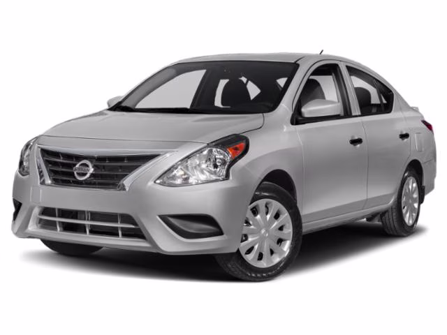 2019 Brilliant Silver Metallic Nissan Versa 1.6 S FWD Sedan