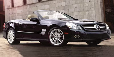 2009 Blue Mercedes-Benz SL-Class SL 550 RWD Convertible