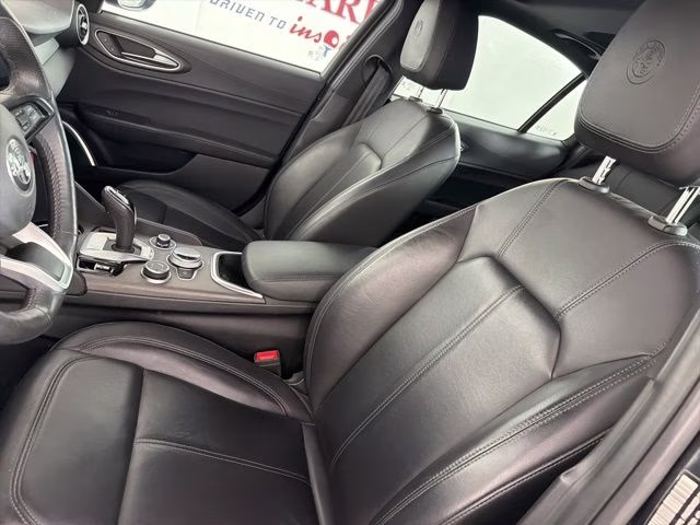 2023 Black Metallic Alfa Romeo Giulia Ti AWD Sedan