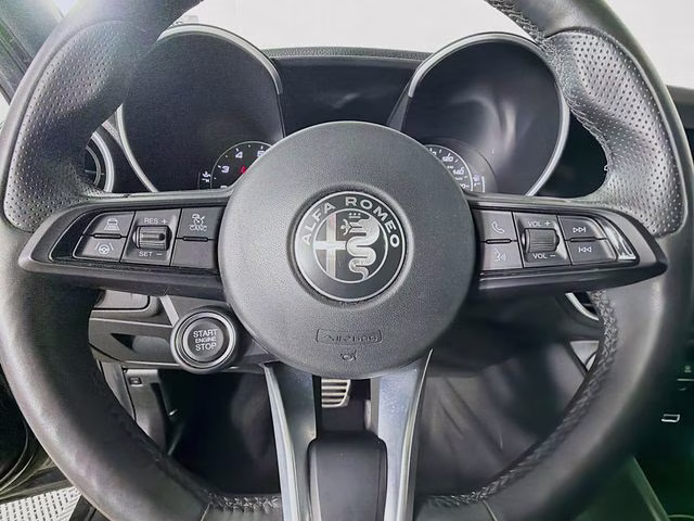 2023 Black Metallic Alfa Romeo Giulia Ti AWD Sedan