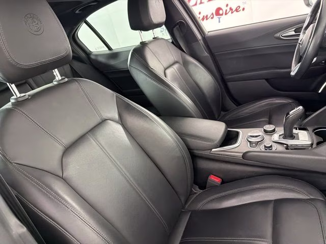 2023 Black Metallic Alfa Romeo Giulia Ti AWD Sedan