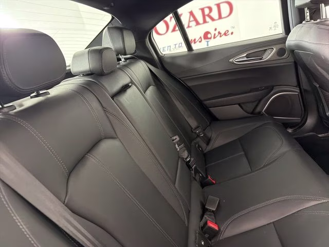 2023 Black Metallic Alfa Romeo Giulia Ti AWD Sedan