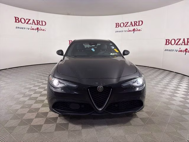 2023 Black Metallic Alfa Romeo Giulia Ti AWD Sedan