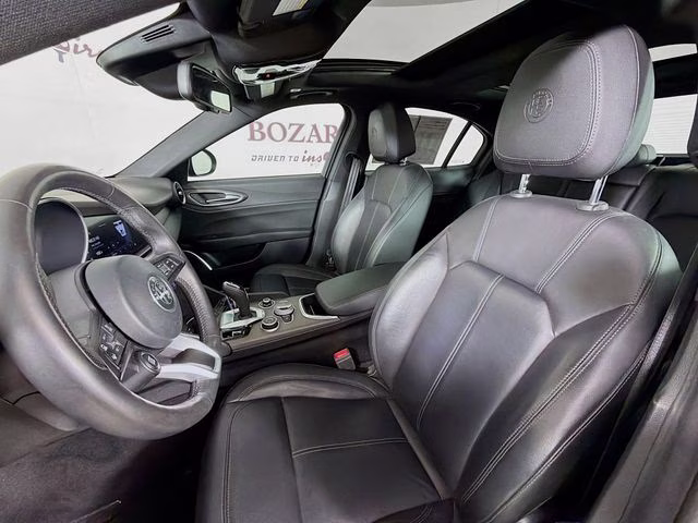 2023 Black Metallic Alfa Romeo Giulia Ti AWD Sedan