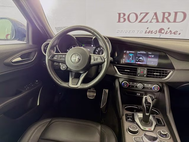 2023 Black Metallic Alfa Romeo Giulia Ti AWD Sedan