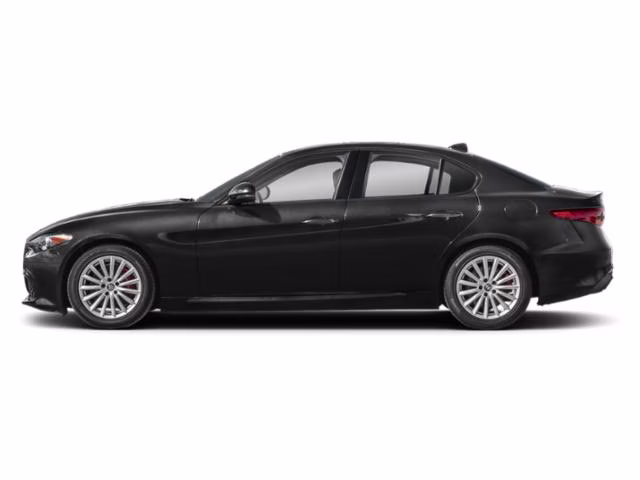 2023 Black Metallic Alfa Romeo Giulia Ti AWD Sedan