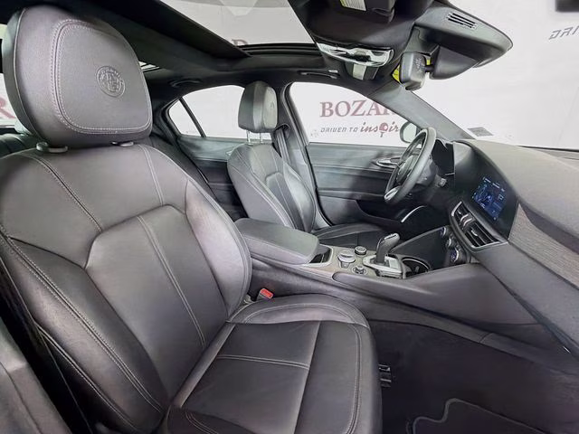 2023 Black Metallic Alfa Romeo Giulia Ti AWD Sedan
