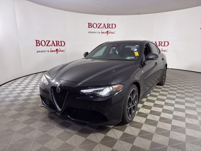 2023 Black Metallic Alfa Romeo Giulia Ti AWD Sedan