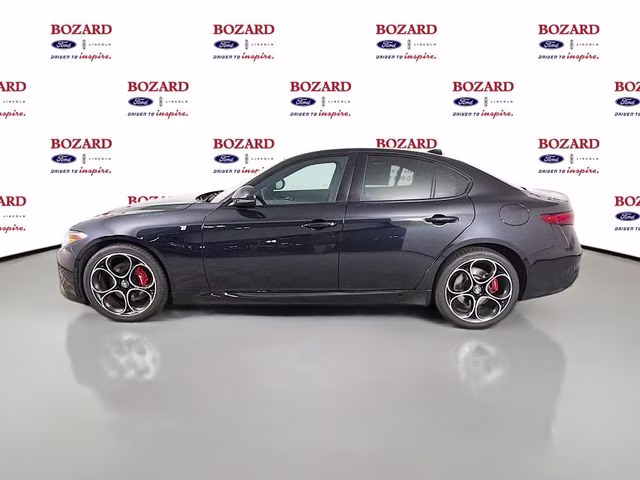 2023 Black Metallic Alfa Romeo Giulia Ti AWD Sedan