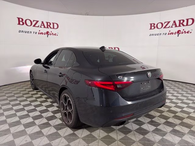 2023 Black Metallic Alfa Romeo Giulia Ti AWD Sedan