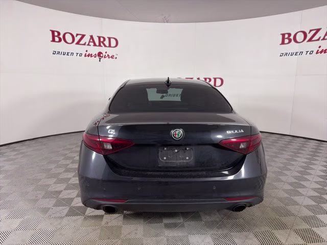2023 Black Metallic Alfa Romeo Giulia Ti AWD Sedan