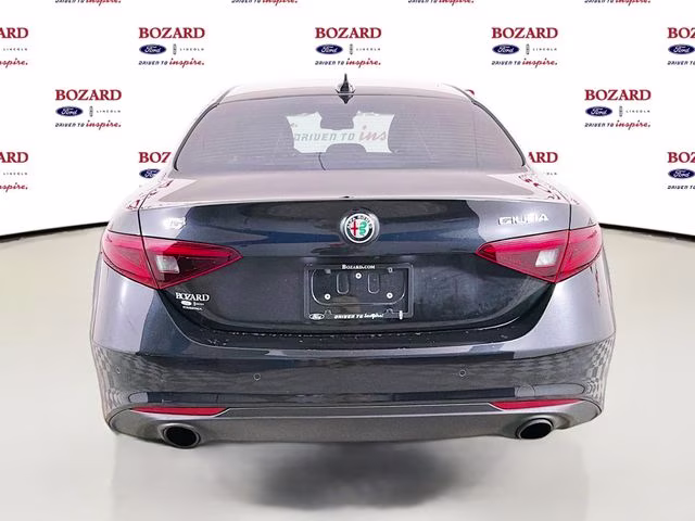2023 Black Metallic Alfa Romeo Giulia Ti AWD Sedan