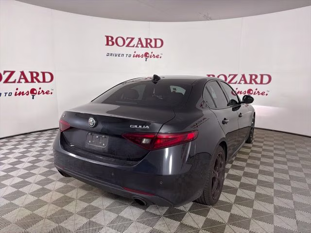 2023 Black Metallic Alfa Romeo Giulia Ti AWD Sedan
