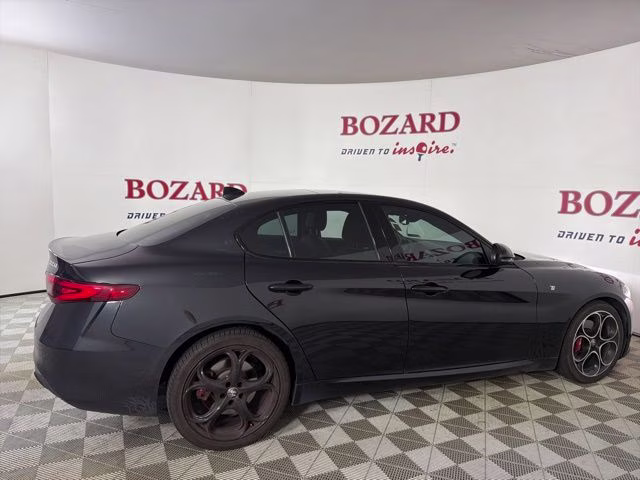 2023 Black Metallic Alfa Romeo Giulia Ti AWD Sedan