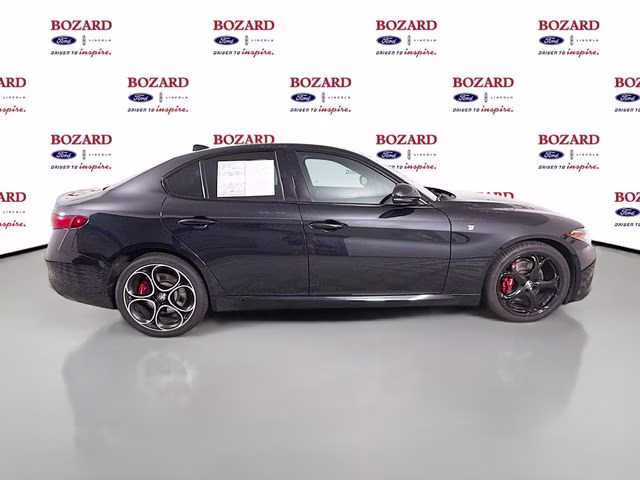 2023 Black Metallic Alfa Romeo Giulia Ti AWD Sedan