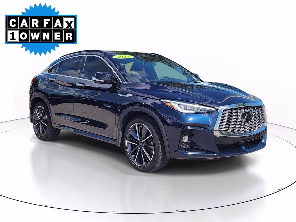 2023 Hermosa Blue INFINITI QX55 SENSORY AWD SUV