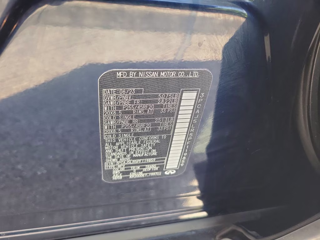 2023 Hermosa Blue INFINITI QX55 SENSORY AWD SUV