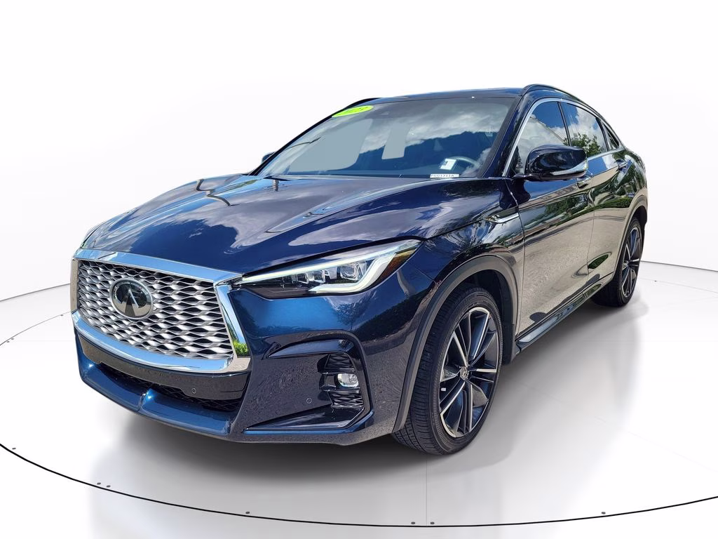 2023 Hermosa Blue INFINITI QX55 SENSORY AWD SUV