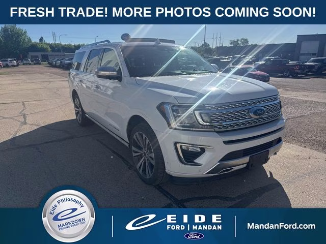 2020 White Ford Expedition Max Platinum 4X4 SUV