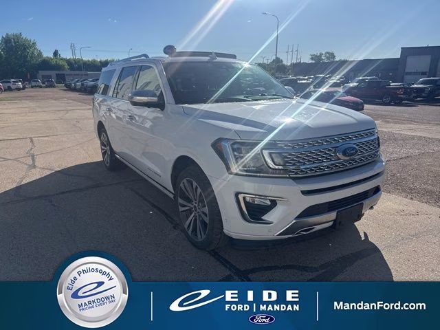 2020 White Ford Expedition Max Platinum 4X4 SUV