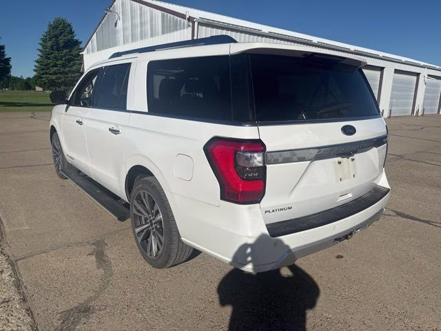 2020 White Ford Expedition Max Platinum 4X4 SUV