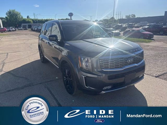 2020 Gravity Gray Kia Telluride SX AWD SUV